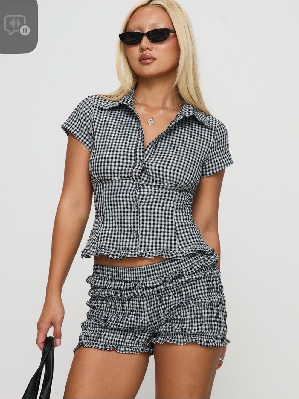 Princess Polly Covey Shirred Short Multi